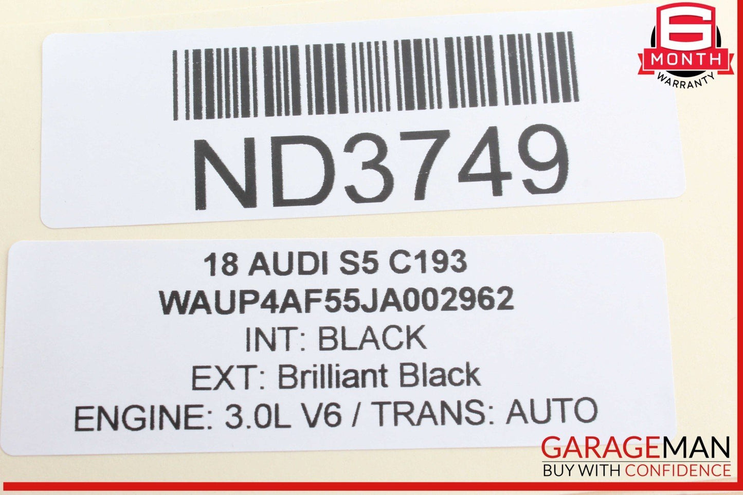 17-24 Audi S5 A4 Quattro Front Right Passenger Side Window Regulator Motor OEM