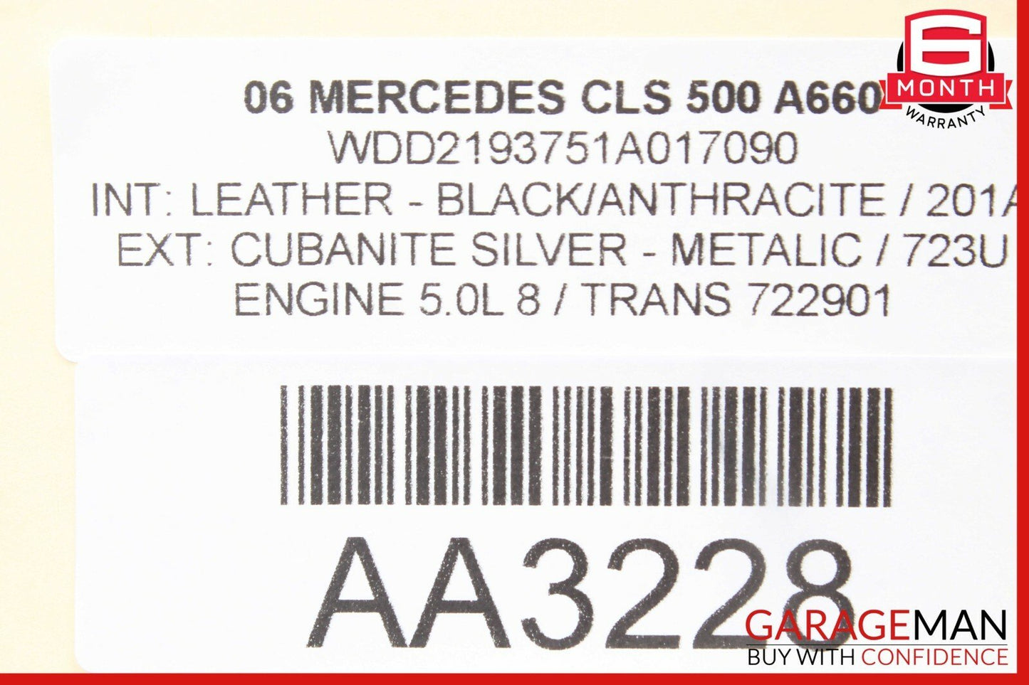 06-11 Mercedes W219 CLS500 Front Right Side Door Computer Controller Module