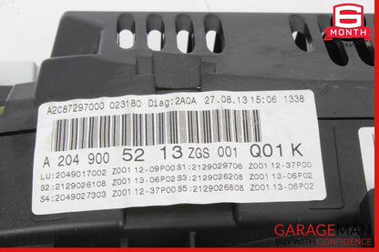 12-14 Mercedes W204 C250 C350 Speedometer Odometer Instrument Gauge Cluster Assy