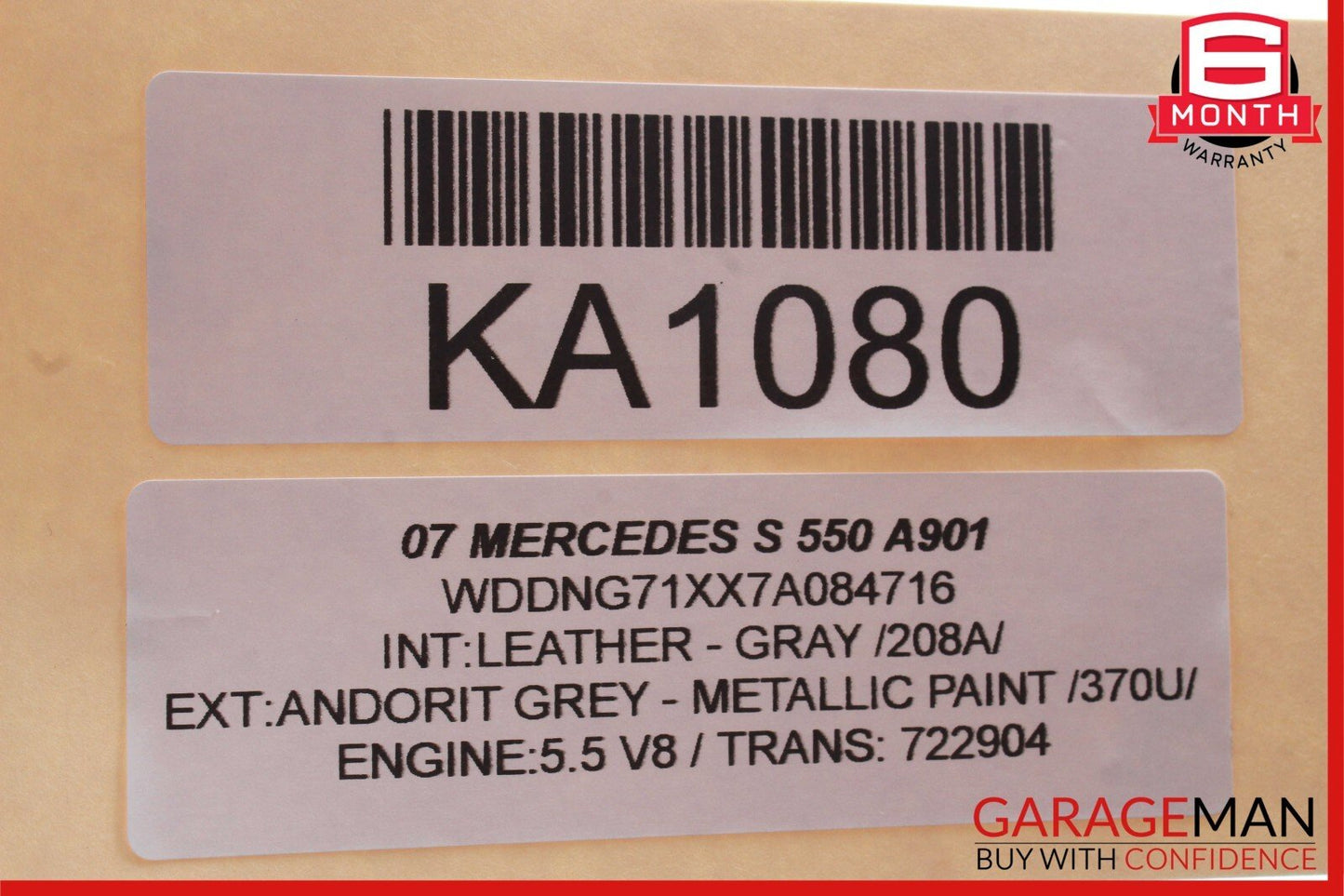 07-10 Mercedes W221 S550 CL600 CL550 Keyless Go Control Module 2218702392 OEM