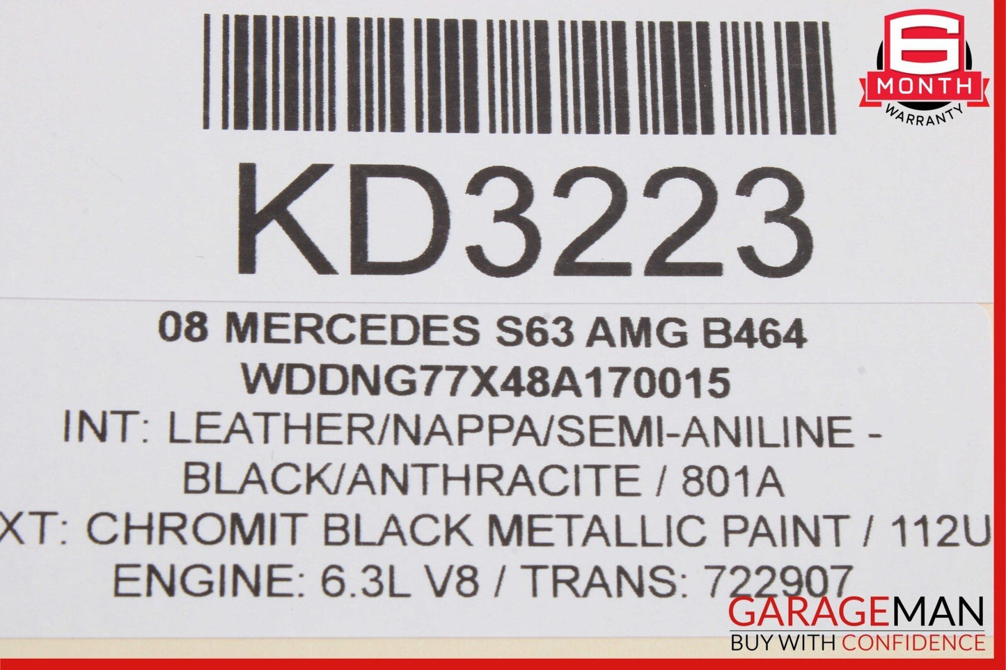07-09 Mercedes W221 S550 S63 Dash Board Dashboard Center Bezel Trim Cover Panel