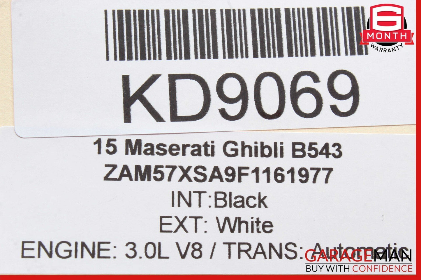14-22 Maserati Ghibli Automatic Transmission Crossmember Brace Bracket OEM
