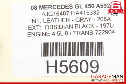 06-12 Mercedes ML350 R500 GL450 Rear Overhead Dome Light Lamp Parking Sensor OEM