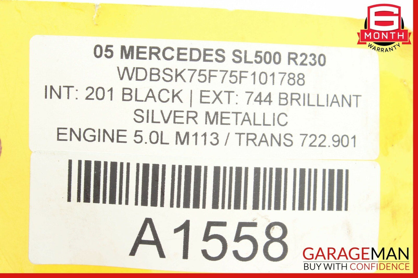 03-08 Mercedes R230 SL500 SL55 AMG Front Right Side Door Audio Speaker Bose OEM
