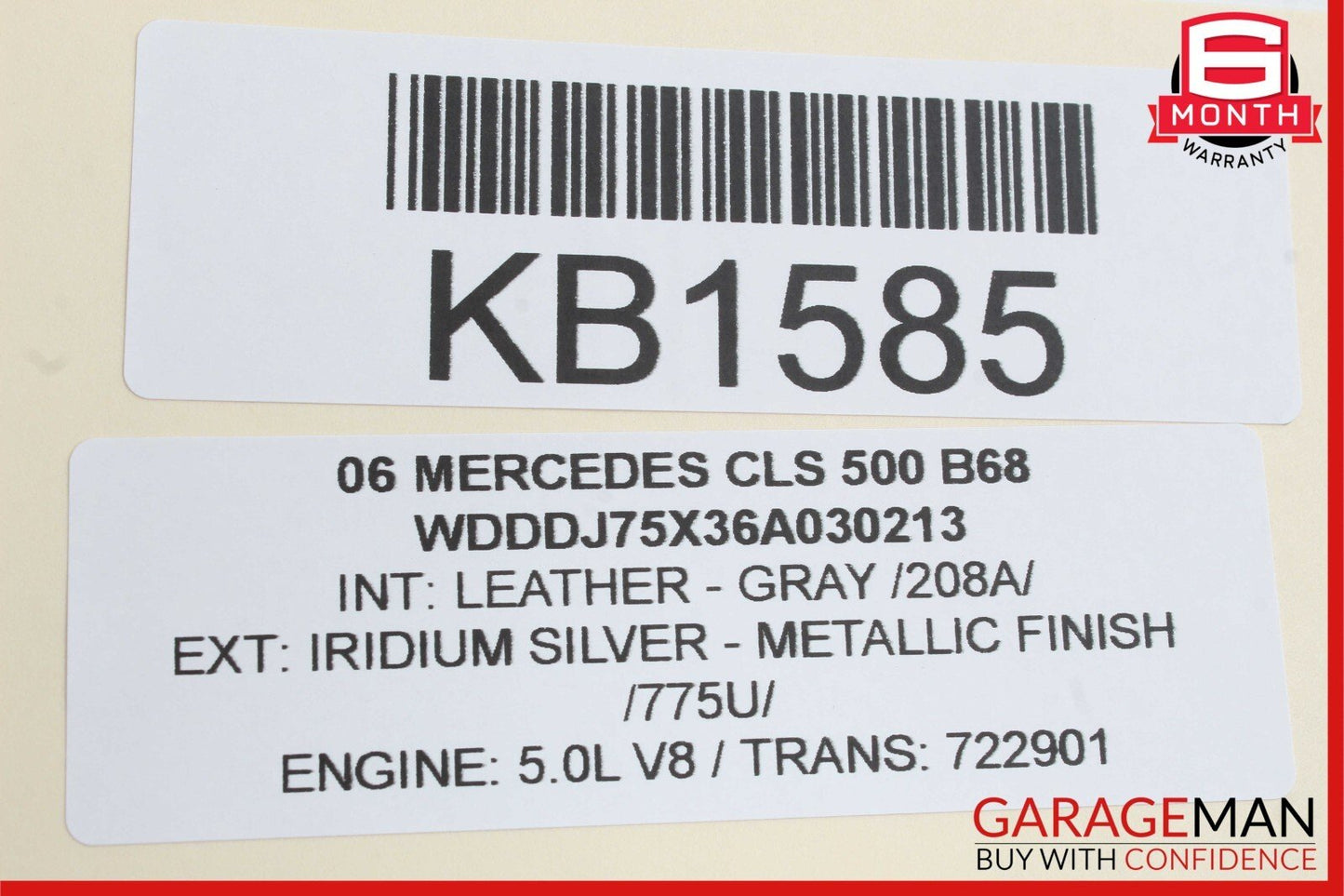 03-12 Mercedes GL500 SLK280 CLS500 Front Right Side Seat Control Module Unit