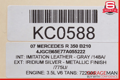 03-13 Mercedes W251 R350 GL550 Seat Control Module Front Left 2118704926 OEM