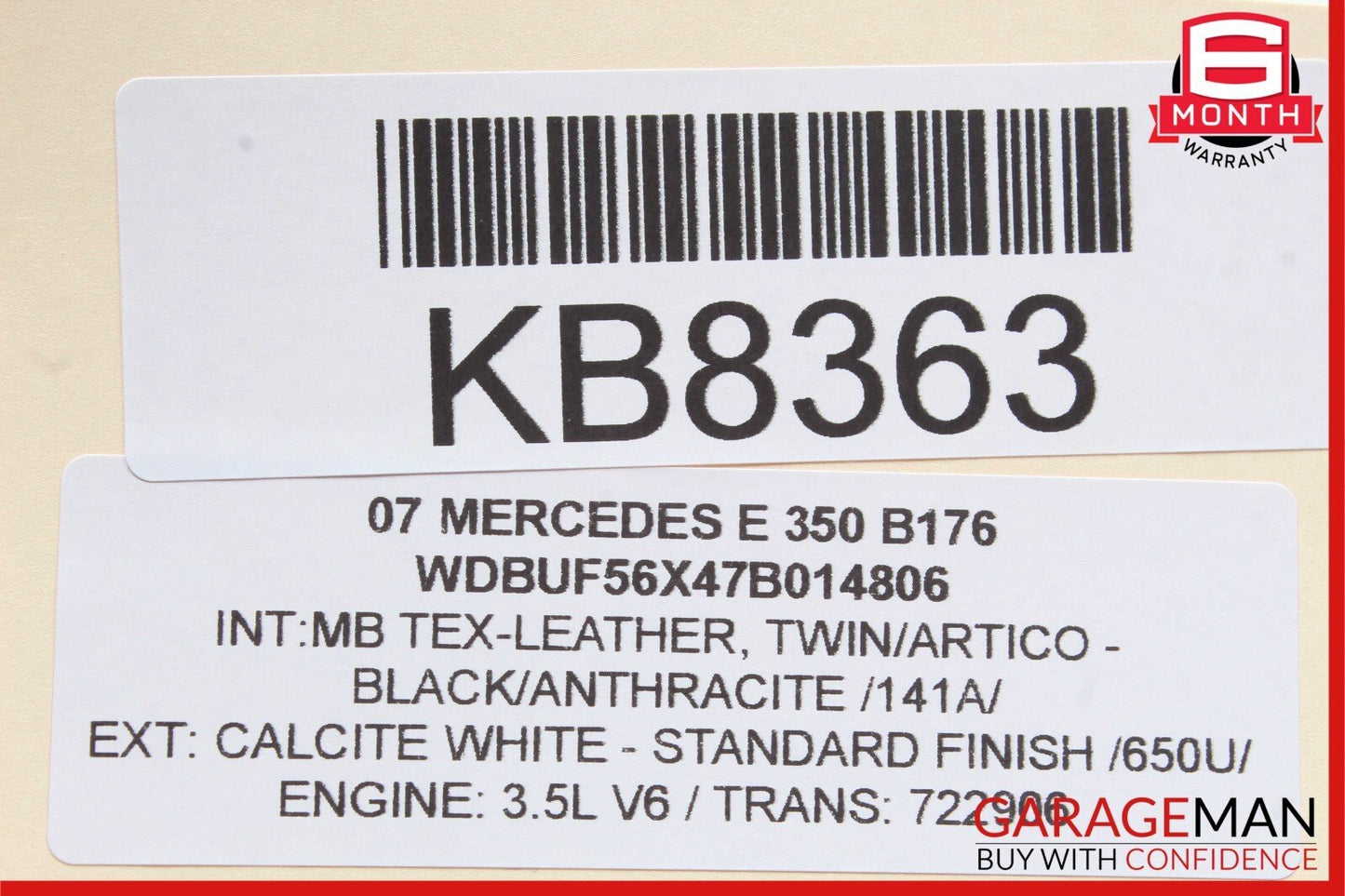 03-09 Mercedes W211 E350 E500 E550 E63 AMG Door Control Module Rear Right Side