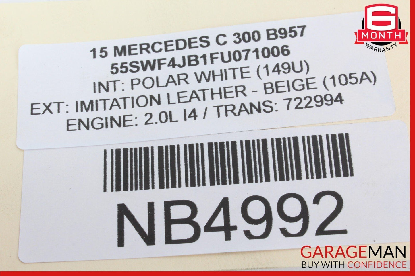 15-20 Mercedes W205 C300 C350e Rear Left Side Wheel Spindle Knuckle Hub Bearing