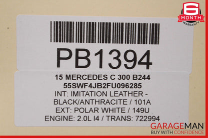 15-20 Mercedes W205 C300 C63 Front Right Side Door Window Regulator Frame Plate