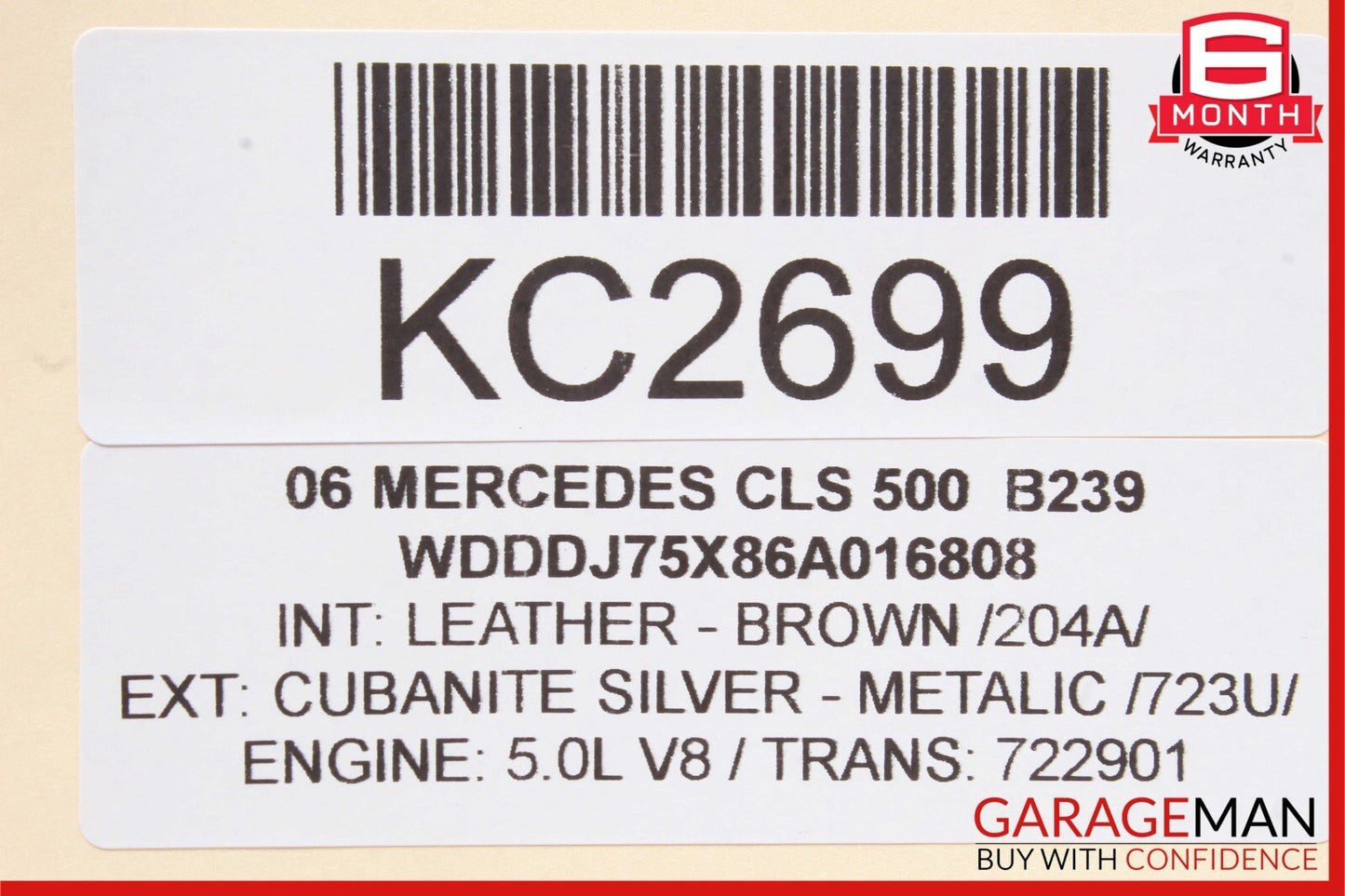 06-11 Mercedes W219 CLS350 CLS500 CLS550 Rear Left Side Door Control Module Unit