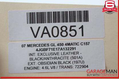 06-08 Mercedes X164 GL450 4MATIC Command Head Unit Navigation Radio CD Player