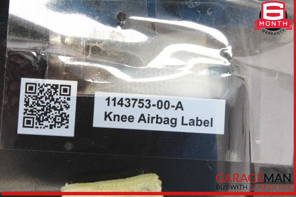 17-23 Tesla Model 3 Front Right Passenger Side Dash Knee Airbag Air Bag OEM