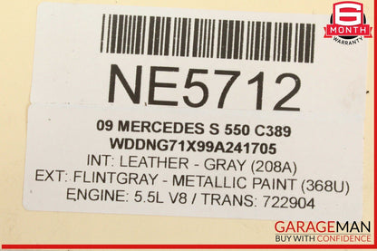 07-13 Mercedes W221 S550 S400 Rear Right Side Door Lock Latch Actuator OEM