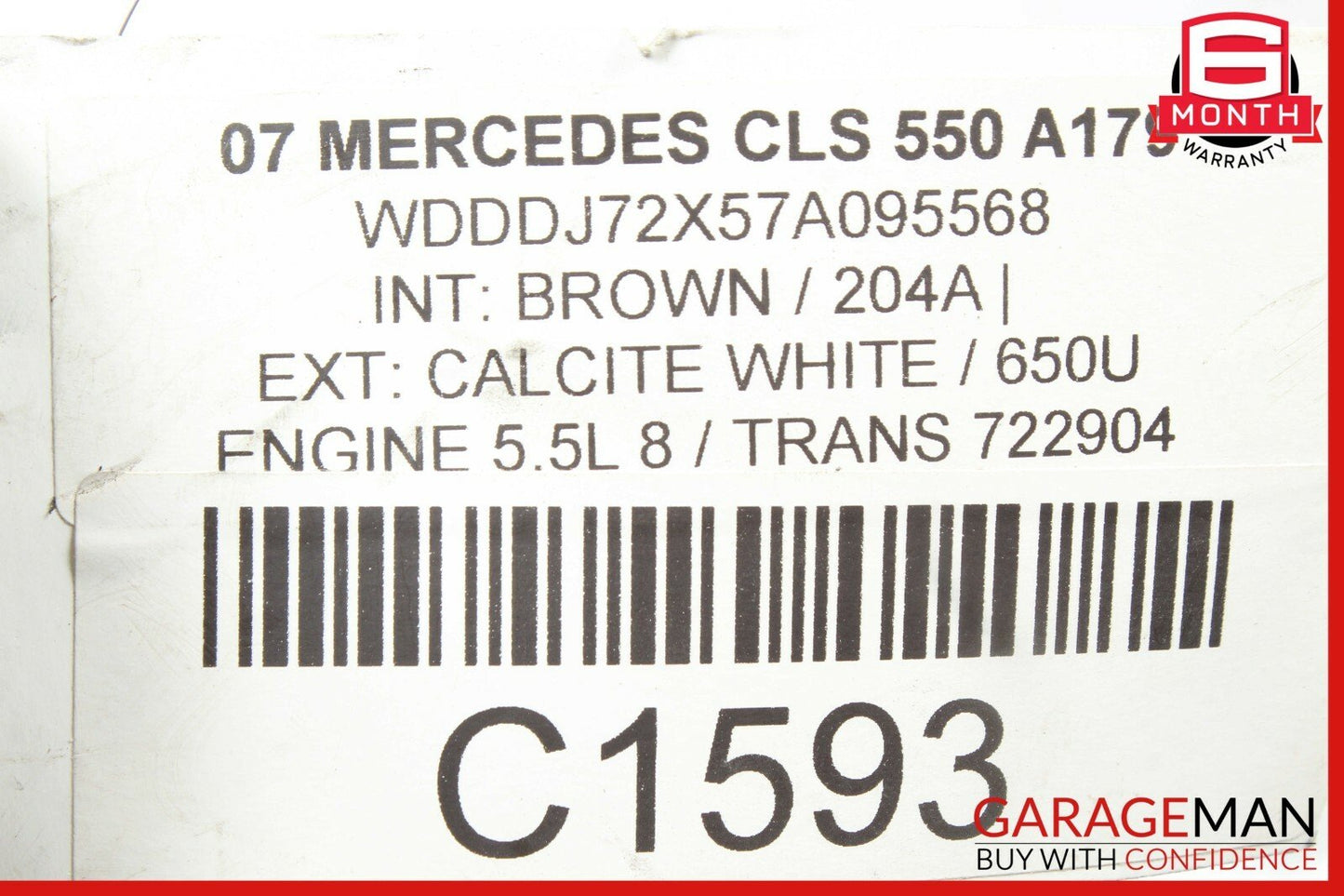 03-11 Mercedes W219 CLS550 Rear Left / Right Side Suspension Upper Control Arm