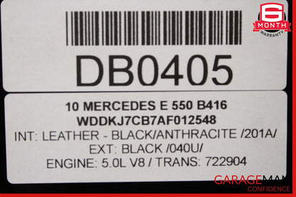 10-17 Mercedes W207 E550 C350 Coupe Panoramic Sunroof Rear Window Glass OEM