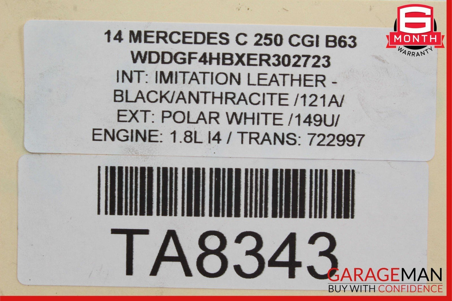 08-17 Mercedes W204 C250 SLK350 Front Right Side Lower Control Arm 2043306811