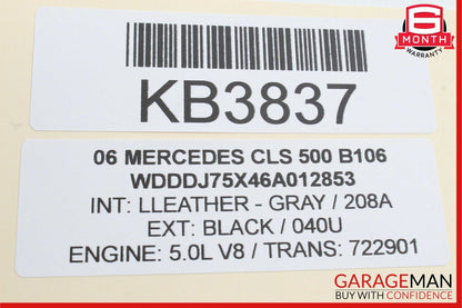 06-11 Mercedes W219 CLS500 CLS350 Door Tweeter Speaker Front Left Black OEM