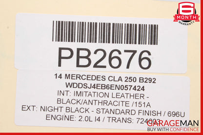 14-18 Mercedes W117 CLA250 Rear Windshield Wind Shield Back Window Glass Tinted