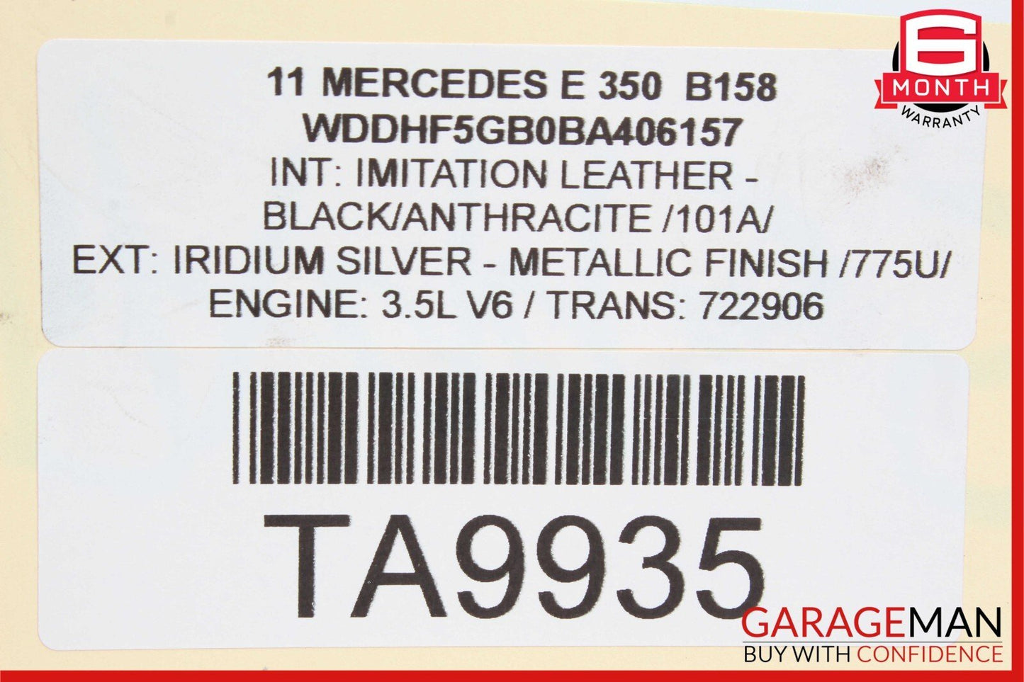 10-16 Mercedes W212 E350 CLS400 TRW Front Right & Left Side Brake Calipers Set