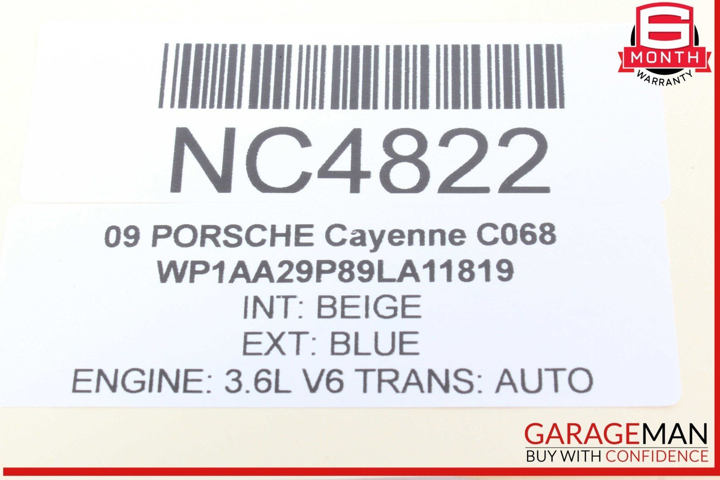 03-10 Porsche Cayenne 955 957 Rear Trunk Hatch Windshield Wiper Motor OEM