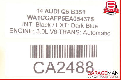 13-17 Audi Q5 Front A/C AC Climate Control Switch Panel Assembly OEM