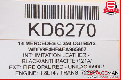 08-18 Mercedes W204 C250 CLS550 E350 GLK350 Brake Pedal Assembly 2042902101 OEM