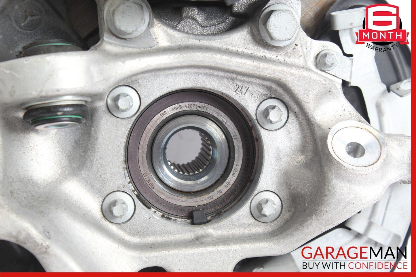 15-20 Mercedes W205 C300 Rear Left Driver Side Spindle Knuckle Hub Assembly OEM
