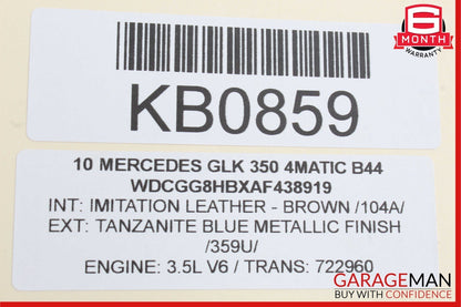 08-12 MercedeS X204 GLK350 A/C Air Conditioning Compressor Pump Assembly OEM