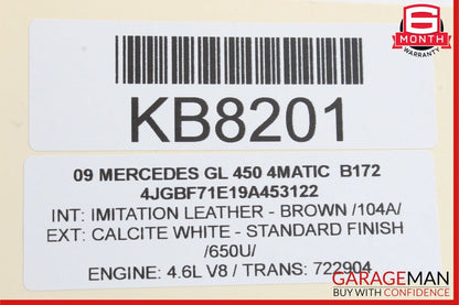03-12 Mercedes GL350 GL450 SLK350 Front Right Side Seat Controller Module Unit