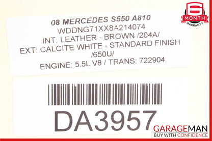 07-13 Mercedes W216 CL550 S550 S63 AMG Dash A/C AC Air Vent Trim Right Side OEM