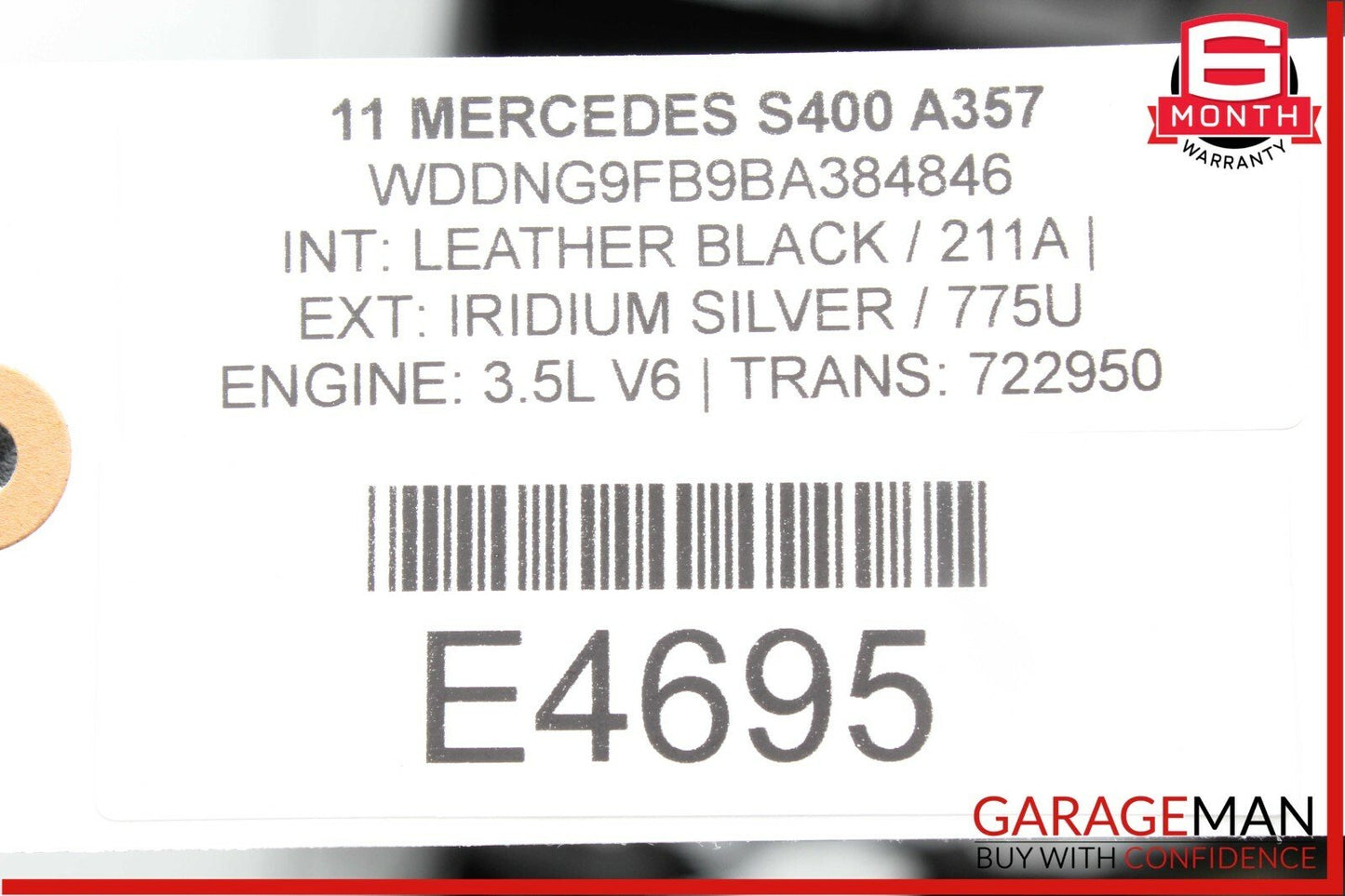 10-13 Mercedes W221 S400 S63 AMG Front Right Door Control Module 2219007501 OEM