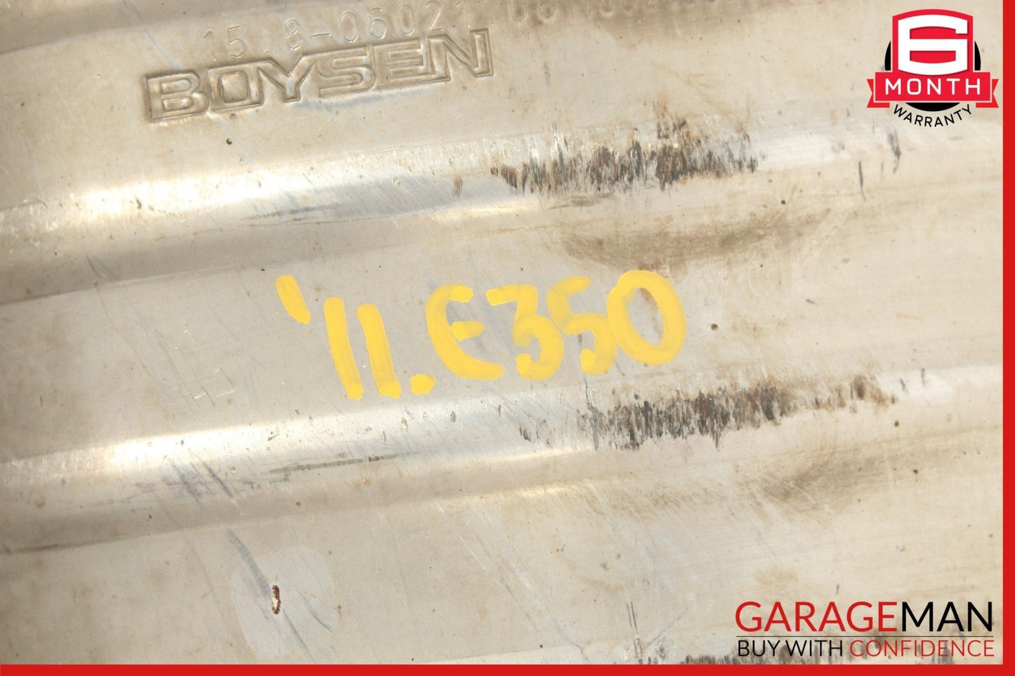 11-13 Mercedes W212 E350 Diesel Bluetec Center Exhaust Pipe Silencer OEM