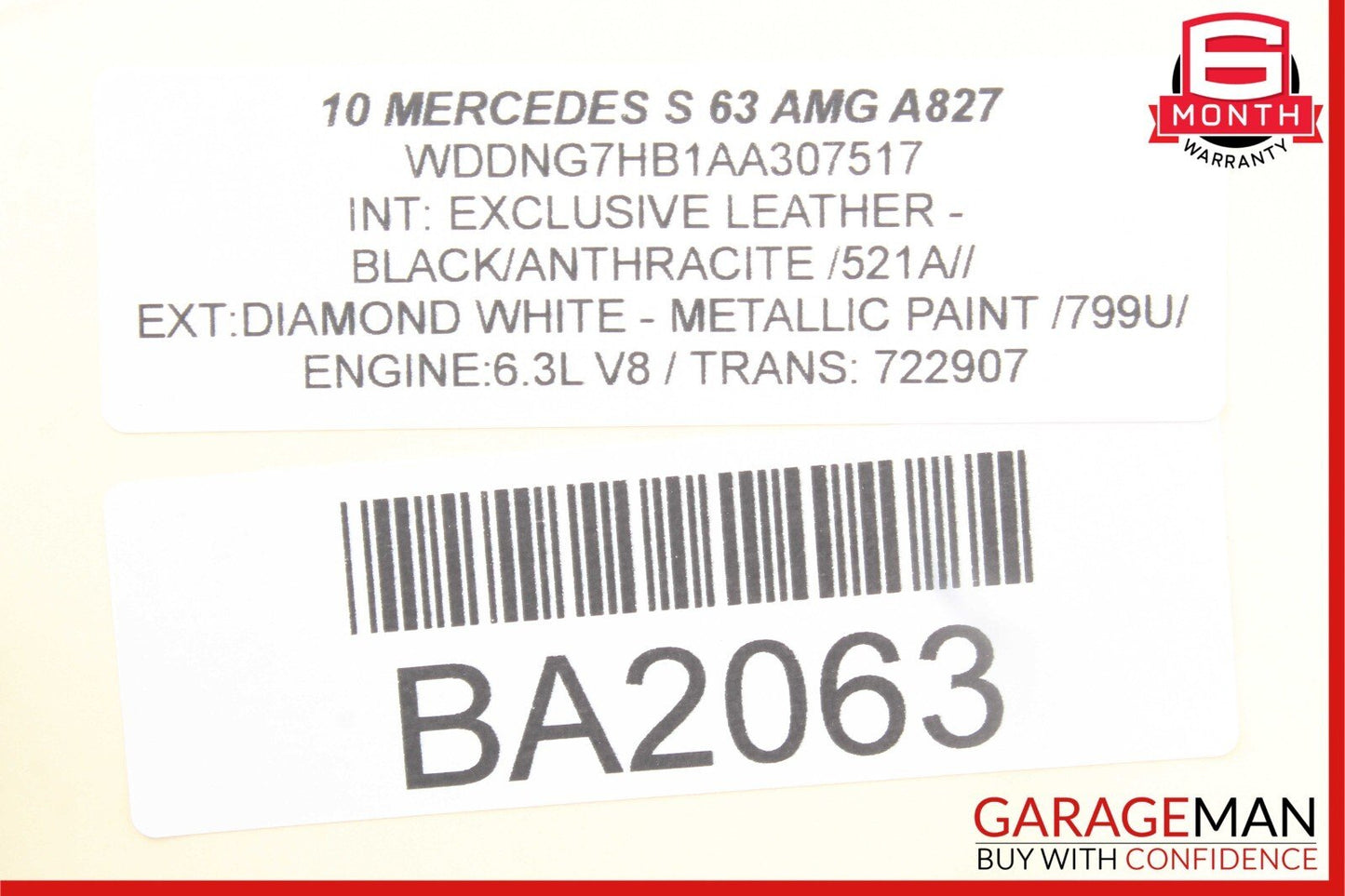 07-14 Mercedes W221 S63 AMG Front Left Driver Side Door Lock Switch Control