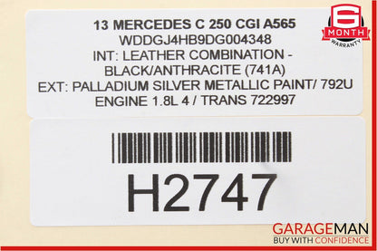 08-14 Mercedes W204 C250 C300 Rear Left Driver Side Upper Control Arm OEM