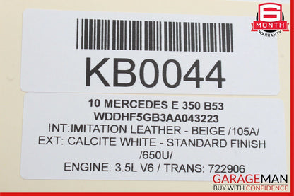 08-18 Mercedes W212 E350 SLK250 Seat Control Module Front Left Driver Side OEM