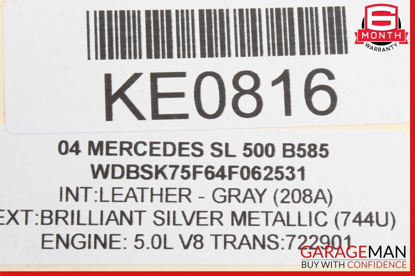 03-08 Mercedes R230 SL500 SL55 AMG BOSE Subwoofer Audio Radio Speaker OEM