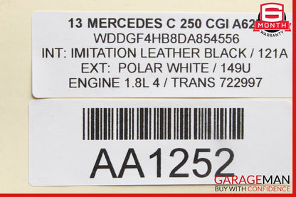 08-14 Mercedes C250 GLK350 E350 Center Console Shift Shifter Bezel Trim Silver