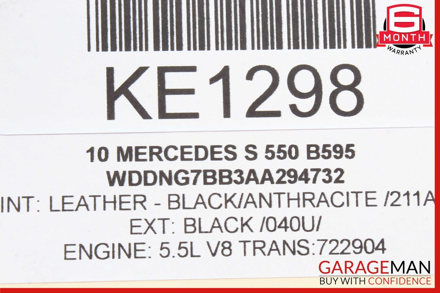 07-13 Mercedes W221 S550 S600 Center Dash Air AC A/C Heater Vent 2218300954 OEM