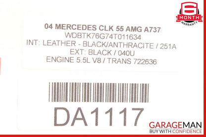 03-09 Mercedes W209 CLK350 CLK55 AMG Front Right & Left Side Door Speaker Set
