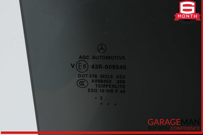 13-19 Mercedes X166 GL450 GLS550 Rear Right Side Window Glass 1667352610 OEM