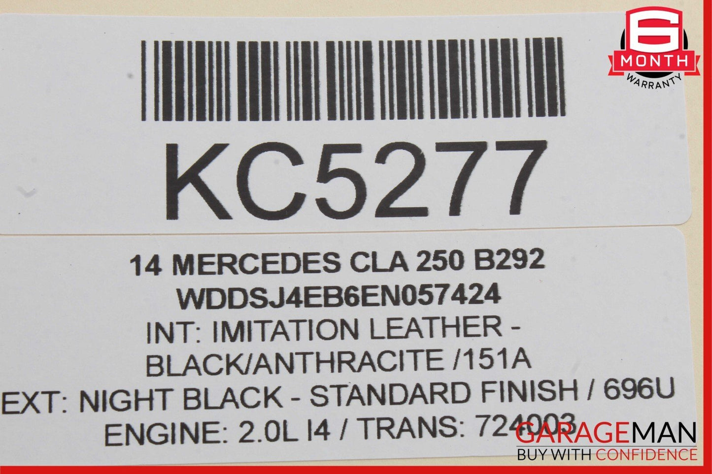 14-18 Mercedes W117 CLA250 Rear Left Driver Side Door Lock Latch Actuator OEM