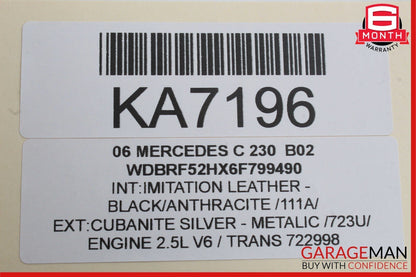 01-07 Mercedes W203 C230 Front Right Passenger Side Door Control Module Unit OEM
