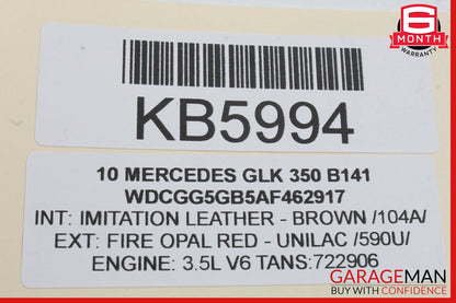 08-15 Mercedes X204 GLK350 C350 Front Left Door Window Regulator Motor OEM