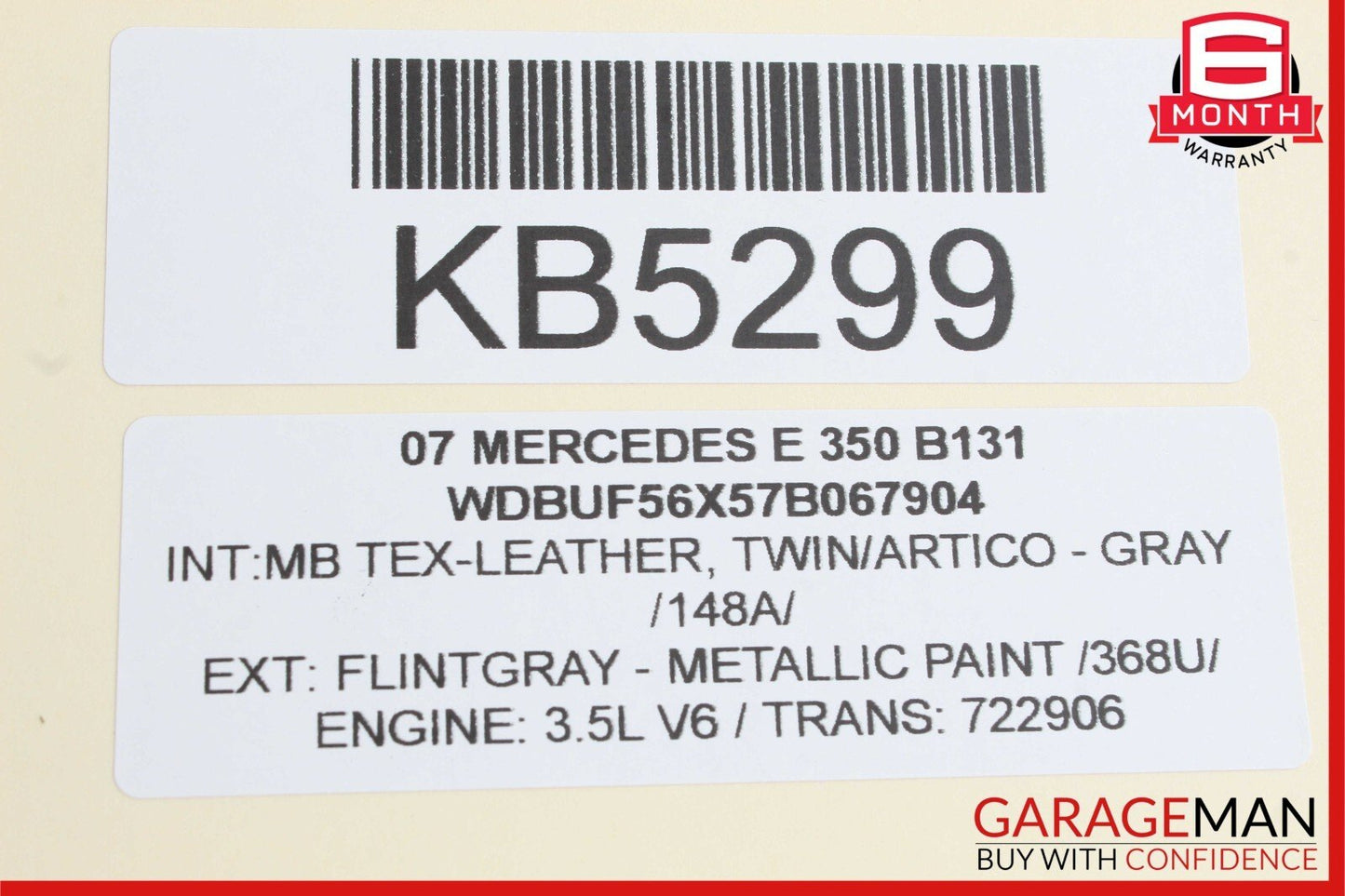 03-09 Mercedes W211 E320 E550 Door Lock Latch Actuator Rear Right Side OEM