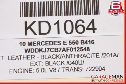 10-17 Mercedes W207 E400 E550 Coupe Left Side Door Tweeter Trim Cover Black