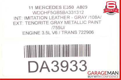 08-18 Mercedes CLS400 C250 C300 E350 Engine Radiator Cooling Fan Motor Assembly