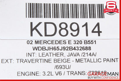 96-03 Mercedes W210 E320 E55 AMG Front Right Side Door Control Module Unit
