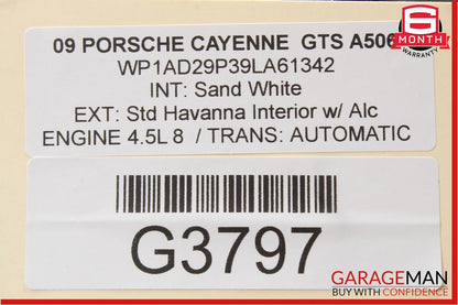08-10 Porsche Cayenne 957 GTS Sport Throttle Valve Body 99760511601 OEM
