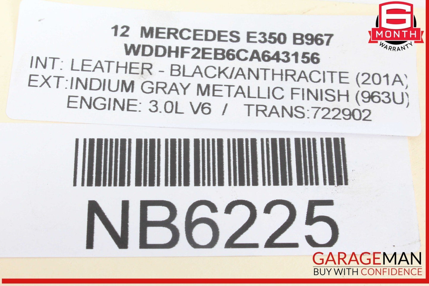 10-21 Mercedes W212 E350 GL450 M276 Air Intake Filter Box Left Driver Side OEM
