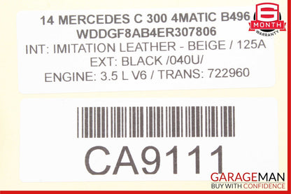 08-14 Mercedes W204 C250 C300 Rear Left / Right Upper Suspension Control Arm